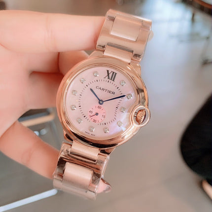 BALLON BLEU STEEL CASE PINK DIAL