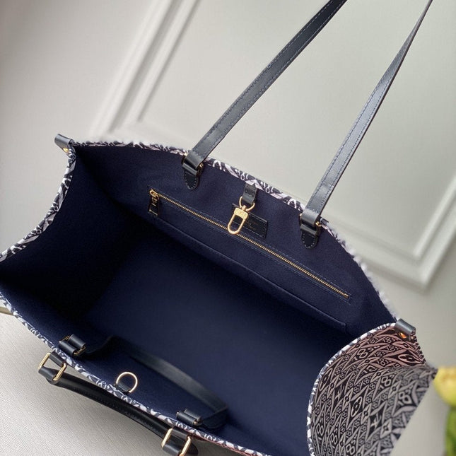 LV SINCE 1854 ONTHEGO GM GREY TEXTILE