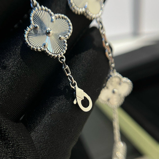 CLOVER SILVER 5 MOTIFS BRACELET